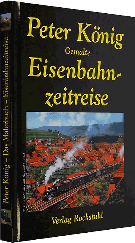 Gemalte Eisenbahnzeitreise