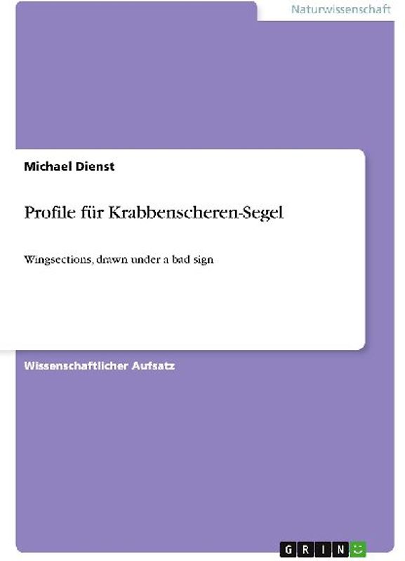 Profile für Krabbenscheren-Segel