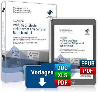Handbuch Prüfung ortsfester elektrischer Anlagen und Betriebsmittel