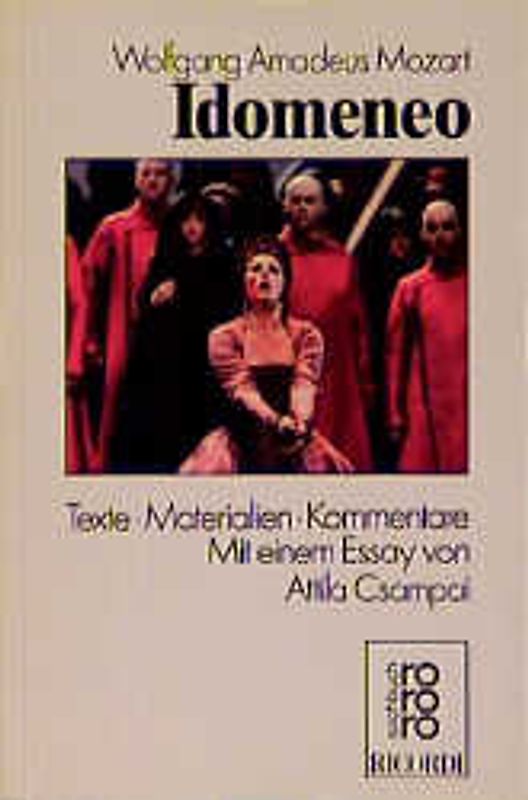 Idomeneo. Texte, Materialien, Kommentare