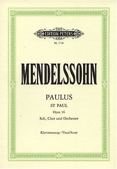Paulus op. 36: Oratorium / Klavierauszug