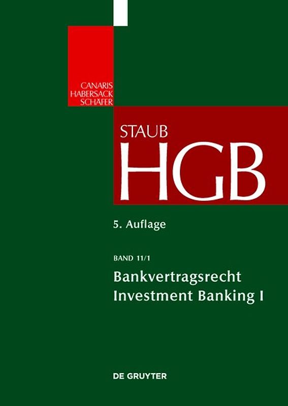 Handelsgesetzbuch / Bankvertragsrecht