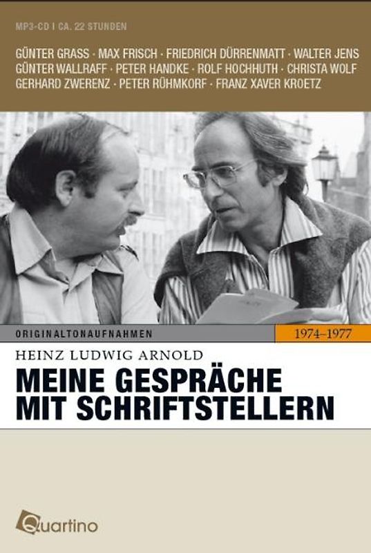 Meine Gespräche mit Schriftstllern 1974 - 1977. Orginaltonaufnahmen