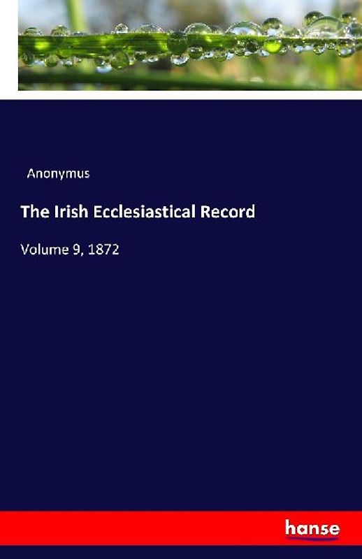The Irish Ecclesiastical Record