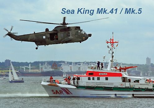 Mehrzweckhubschrauber Sea King Mk.41 / Mk.5 (Posterbuch DIN A4 quer)