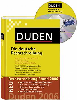 Duden / Die deutsche Rechtschreibung - Buch plus CD