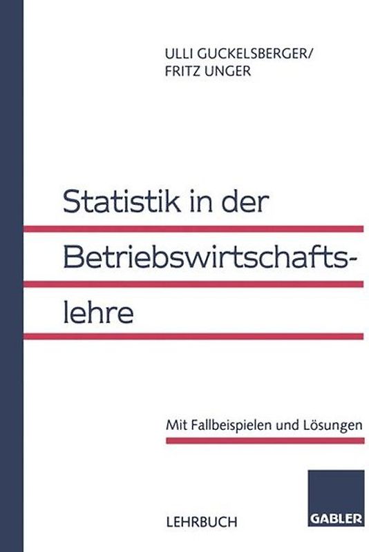 Statistik in der Betriebswirtschaftslehre
