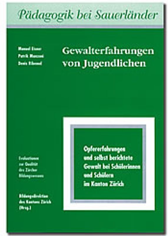 Gewalterfahrungen von Jugendlichen