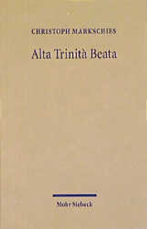 Alta Trinita Beata