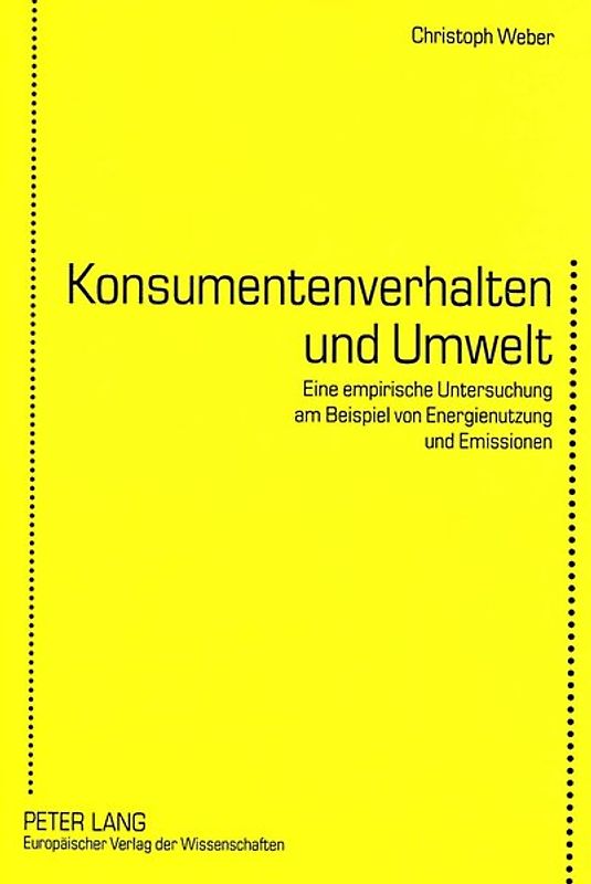 Konsumentenverhalten und Umwelt