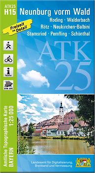 ATK25-H15 Neunburg vorm Wald (Amtliche Topographische Karte 1:25000)