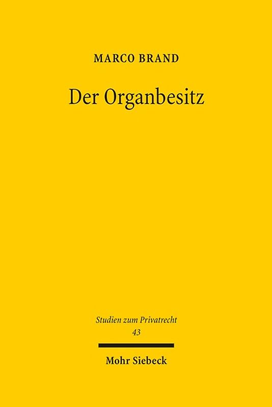 Der Organbesitz