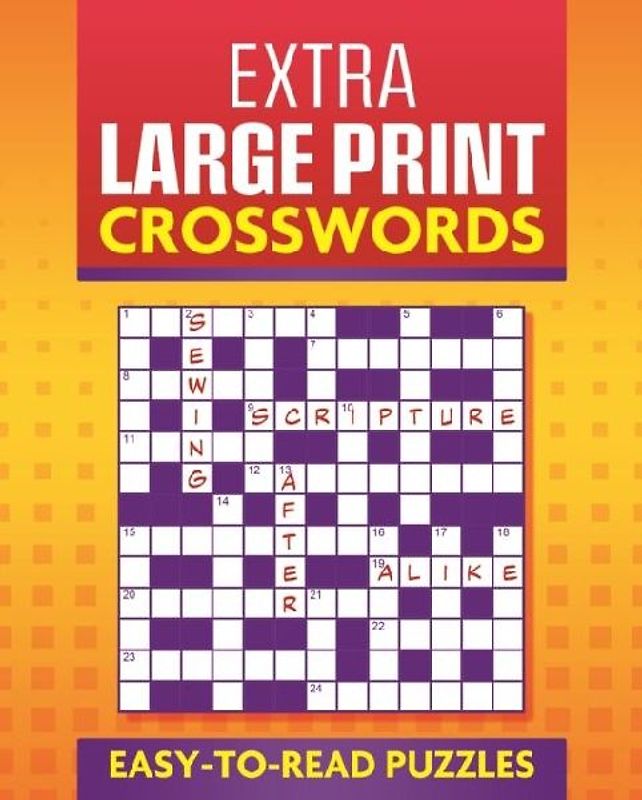 Extra Large Print Crosswords