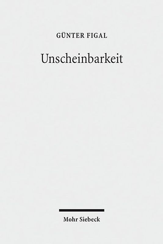 Unscheinbarkeit