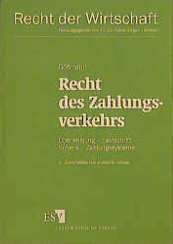 Recht des Zahlungsverkehrs