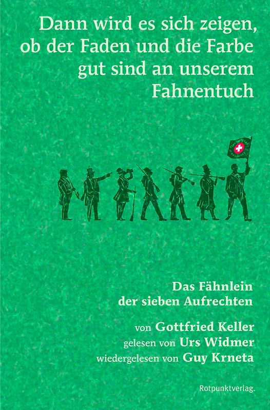 Dann wird es sich zeigen, ob der Faden und die Farbe gut sind an unserem Fahnentuch