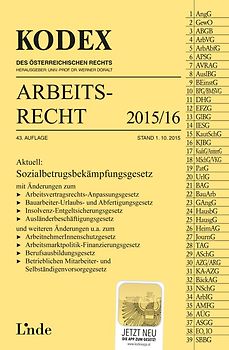 KODEX Arbeitsrecht 2015/16