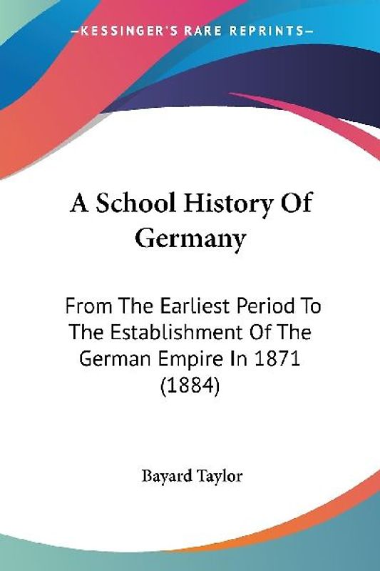 A School History Of Germany