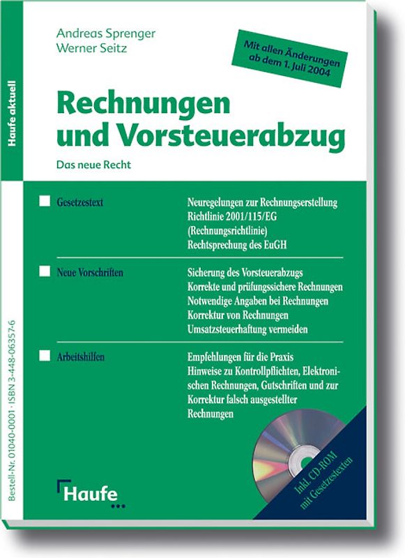 Rechnungen und Vorsteuerabzug