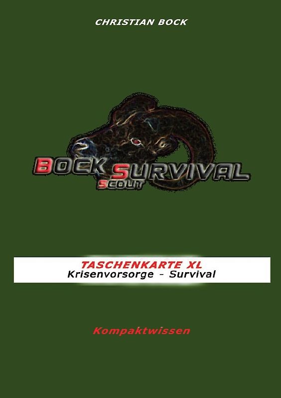TASCHENKARTE XL Krisenvorsorge - Survival