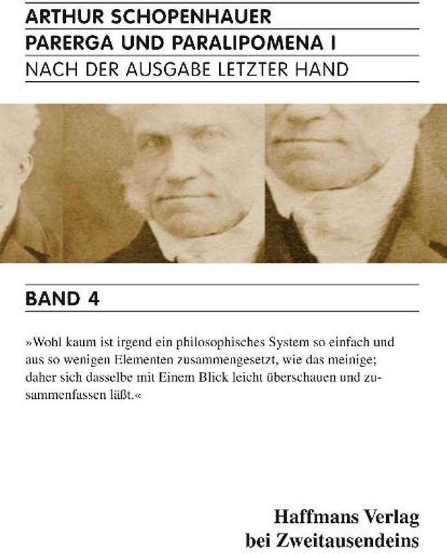 Parerga und Paralipomena