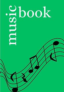 Music Book: DIN A5 Staff Book | 300 Pages with 12 Staves / Systems per Sheet | Paper 90g/m²