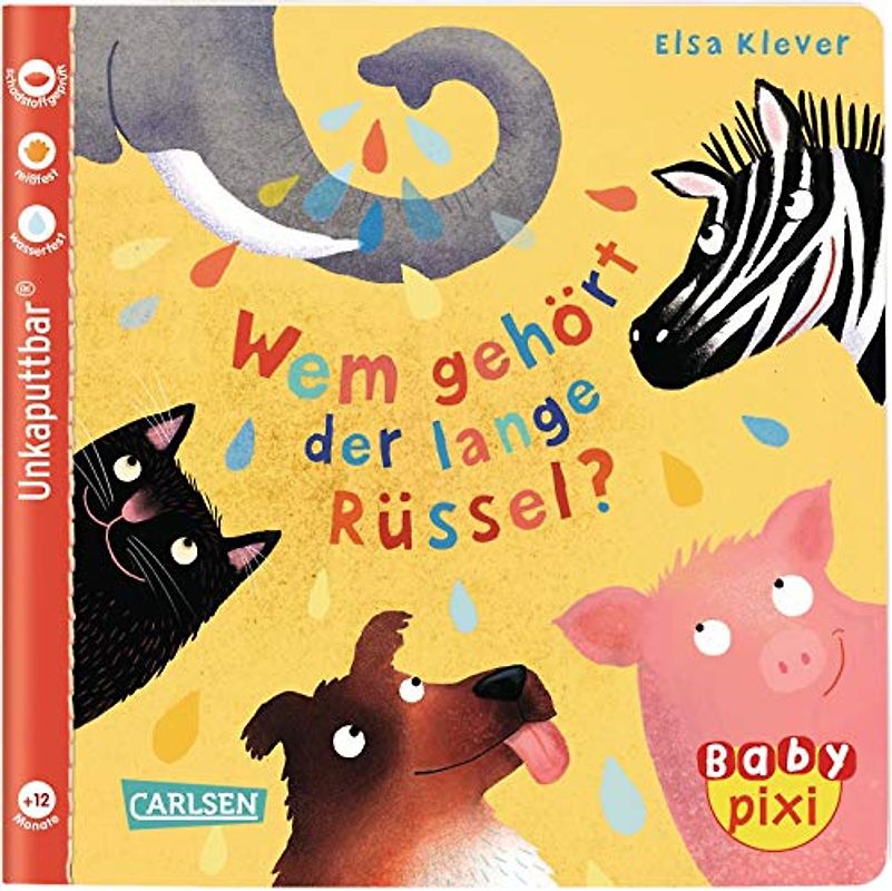 Baby Pixi (unkaputtbar) 78: VE 5 Wem gehört der lange Rüssel (5 Exemplare): Ein Baby-Buch ab 12 Monaten (78)
