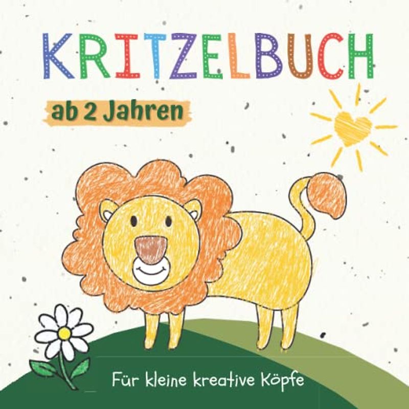 Mein Kritzelbuch: Dickes Malbuch für Kinder ab 2 Jahren mit über 50 tollen Motiven zum Ausmalen und Kritzeln für Mädchen und Jungen