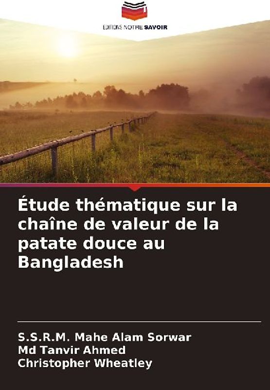 Étude thématique sur la chaîne de valeur de la patate douce au Bangladesh