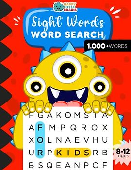 Sight Words Word Search for Kids ages 8-12: 101 Word Search Puzzles, High Frequency Words Activity Book ages 8, 9, 10, 11, 12