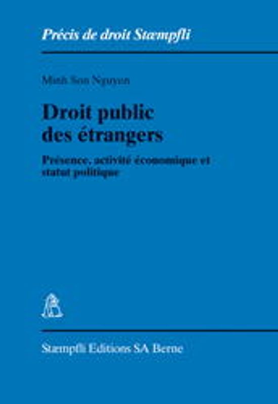 Droit public des étrangers