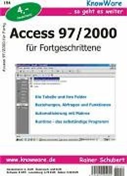 Access 97/2000 für Fortgeschrittene