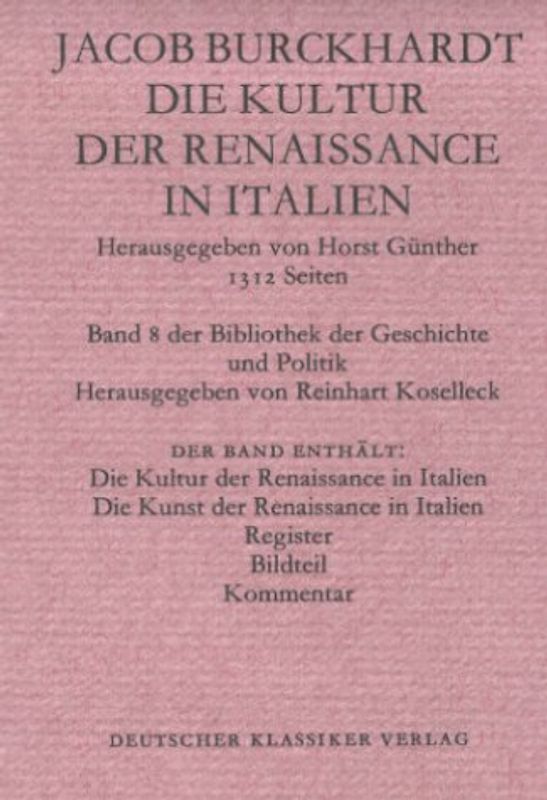 Die Kultur der Renaissance in Italien