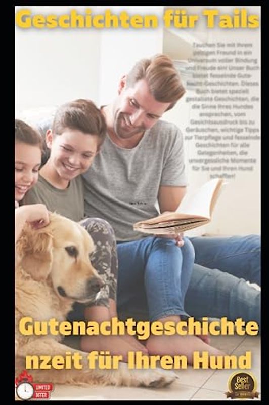 Geschichten für Tails Gutenachtgeschichtenzeit für Ihren Hund