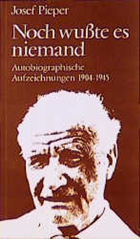 Noch wusste es niemand