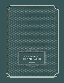 Hex Paper Notebook: For Chemistry, Map Drawing, Gaming , RPG | 120 Pages | 8.5 x 11" Notebook [Classic Green]