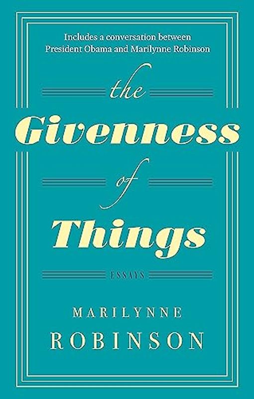 The Givenness Of Things