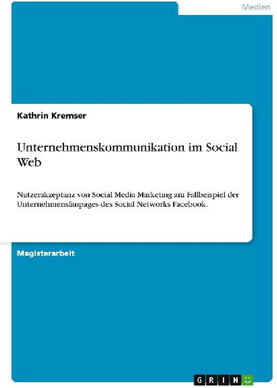 Unternehmenskommunikation im Social Web