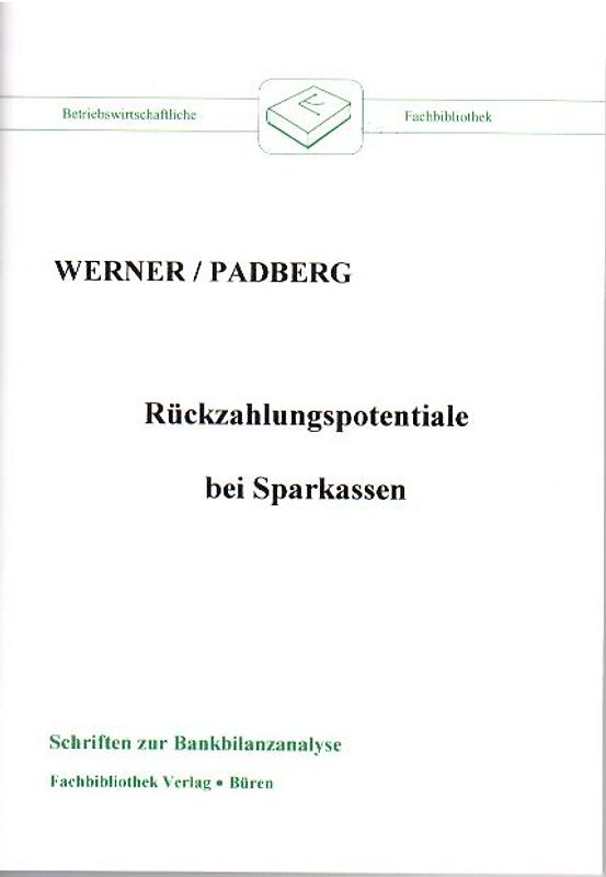 Rückzahlungspotentiale bei Sparkassen