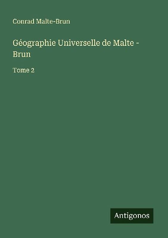 Géographie Universelle de Malte - Brun