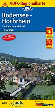 BVA ADFC Regionalkarte Bodensee-Hochrhein 1:60.000