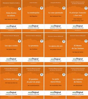 12 spanische Bücher (Bücher + Audio-Online) - Lesemethode von Ilya Frank