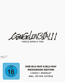 Evangelion: 3.0+1.11 Thrice Upon a Time [Mediabook Edition] 4K Ultra HD Blu-ray