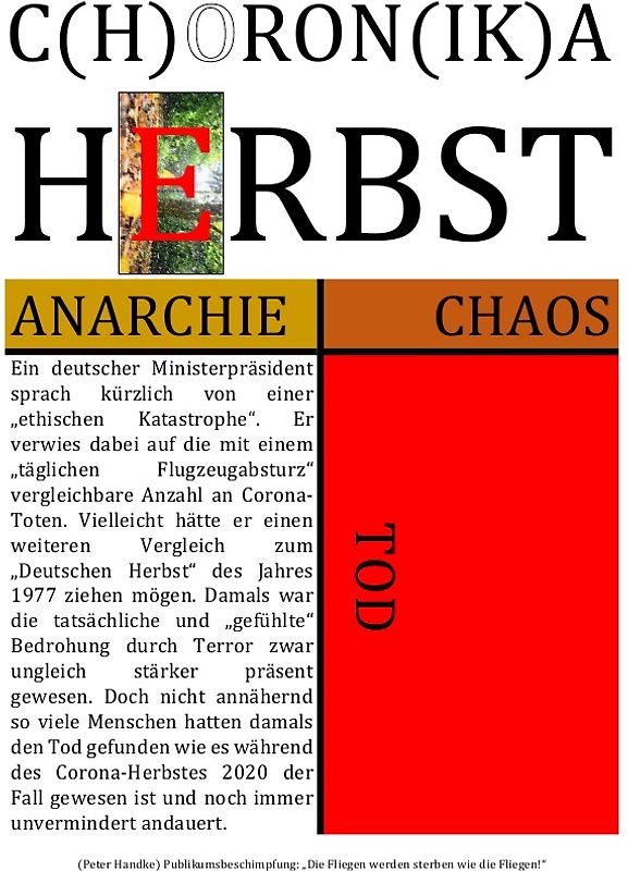 C(H)ORON(IK)A HERBST [ANARCHIE | CHAOS | TOD]