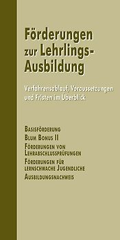 Förderungen zur Lehrlingsausbildung
