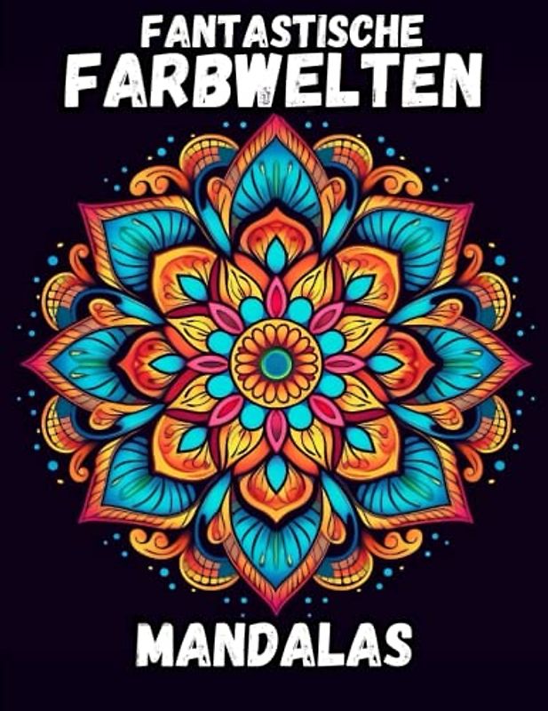 Fantastische Farbwelten: Mandalas, Malbuch für Erwachsene: Einzigartige Muster zum Entspannen