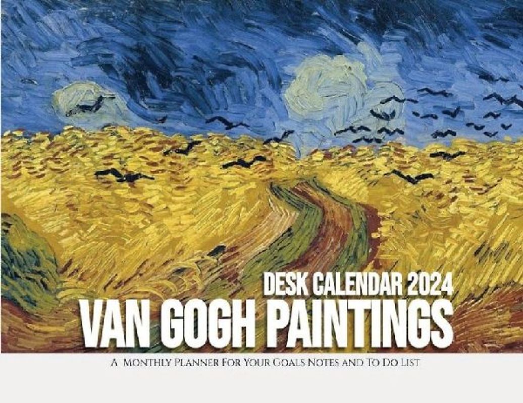 Van Gogh Paintings Desk Calendar 2024