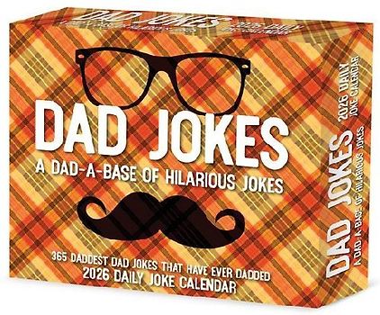 Dad Jokes 2026 5.4 X 6.2 Box Calendar