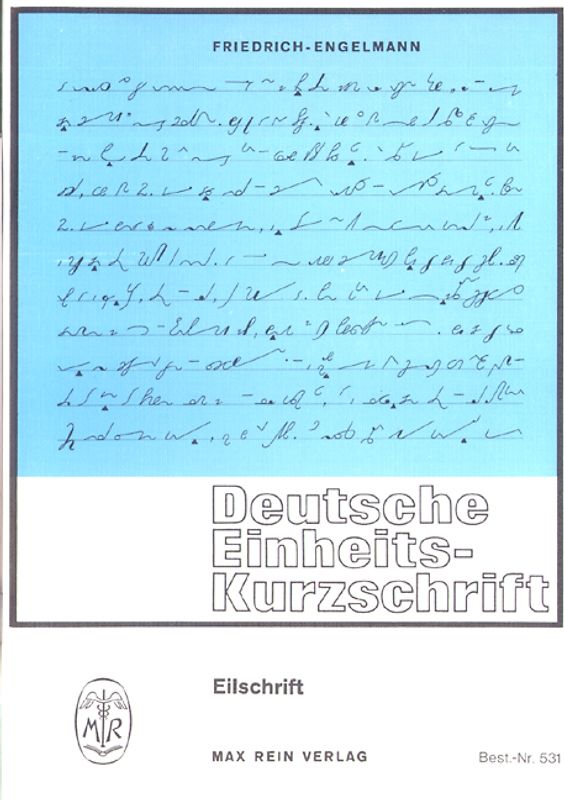 Deutsche Einheitskurzschrift. Eilschrift