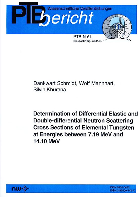 Determination of Differential Elastic and Double-differential Neutron Scattering Cross Sections of Elemental Tungsten at Energies between 7.19 MeV and 14.10 MeV